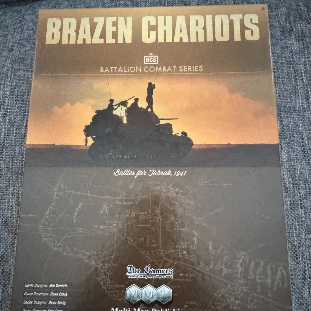Brazen Chariots: Battles for Tobruk, 1941 (open, unpunched) MMP The Gamers